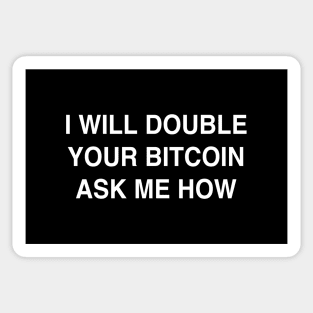 Double Your Bitcoin Sticker